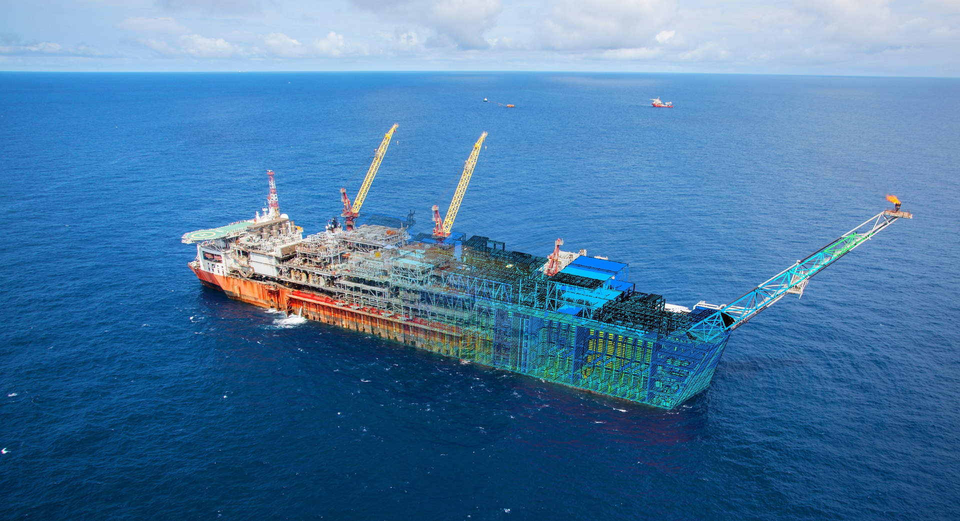 The FPSO Bonga is said to be the largest asset in the world to be protected by a structural digital twin.