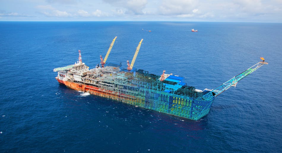 The FPSO Bonga is said to be the largest asset in the world to be protected by a structural digital twin.
