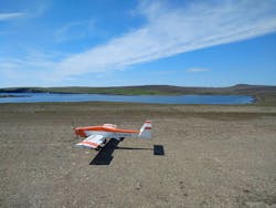 BP deployed the RPAS drone by Flylogix to remotely monitor methane emissions west of Shetland last year. BP deployed the RPAS drone by Flylogix to remotely monitor methane emissions west of Shetland last year.