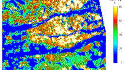 Probabilistic net pay in the Gulf of Mexico from a facies-driven deterministic inversion.