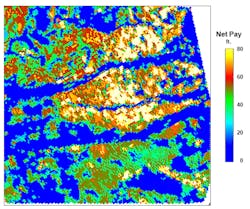 Probabilistic net pay in the Gulf of Mexico from a facies-driven deterministic inversion. Probabilistic net pay in the Gulf of Mexico from a facies-driven deterministic inversion.
