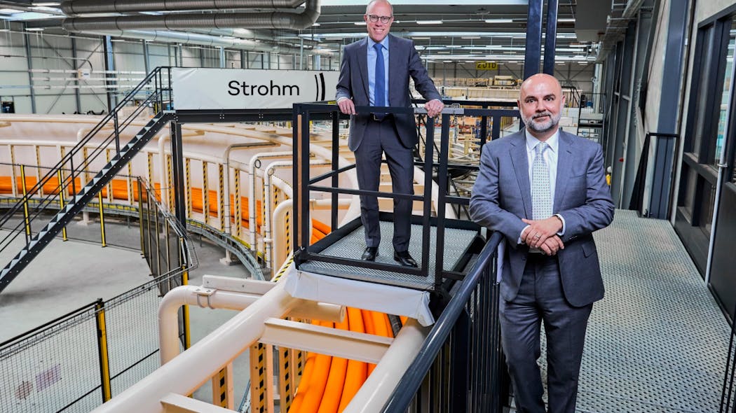 Left to right: Strohm CCO Martin van Onna and CEO Oliver Kassam.