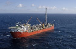 The Terra Nova FPSO. The Terra Nova FPSO.
