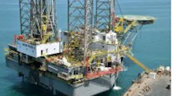 The jackup drilling rig Main Pass I.