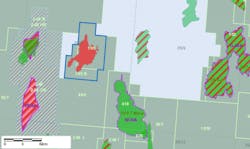 Location of the PLs 195 and 195 B in the North Sea. Location of the PLs 195 and 195 B in the North Sea.