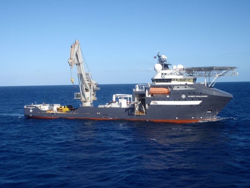 The construction vessel Olympic Challenger.