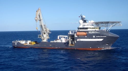 The construction vessel Olympic Challenger.