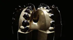The StrataBlade concave diamond element bit improves the rate of penetration in a range of rock types.