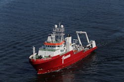 The Fugro Brasilis. The Fugro Brasilis.