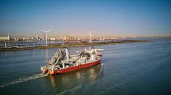 The reel-lay vessel Seven Vega.