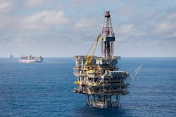 The Peregrino field offshore Brazil. The Peregrino field offshore Brazil.