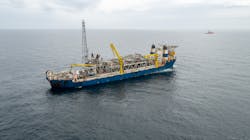 The Alvheim FPSO in the northern Norwegian North Sea. The Alvheim FPSO in the northern Norwegian North Sea.