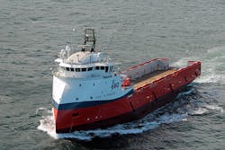 The platform supply vessel CBO Flamengo. The platform supply vessel CBO Flamengo.