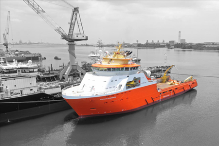 The anchor handler Normand Scorpion.