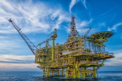 The North Malay Basin platform offshore Malaysia. The North Malay Basin platform offshore Malaysia.