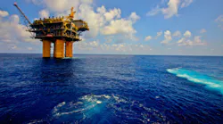 The Shenzi TLP is installed in about 4,300 ft (1,300 m) of water on Green Canyon block 653.