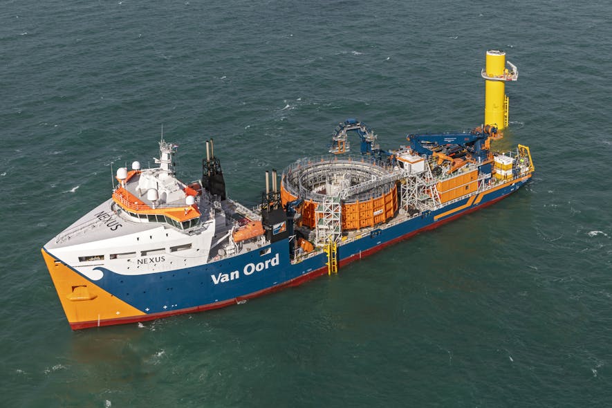 The cable-lay vessel Nexus.