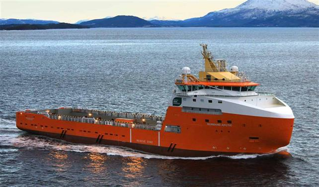 The platform supply vessel Normand Arctic.