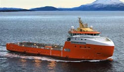 The platform supply vessel Normand Arctic. The platform supply vessel Normand Arctic.