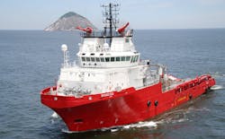 The AHTS Skandi Rio. The AHTS Skandi Rio.