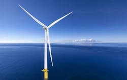 The Haliade-X wind turbine. The Haliade-X wind turbine.