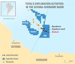 En Total&apos;s Exploration Activities In The Guyana Suriname Basin