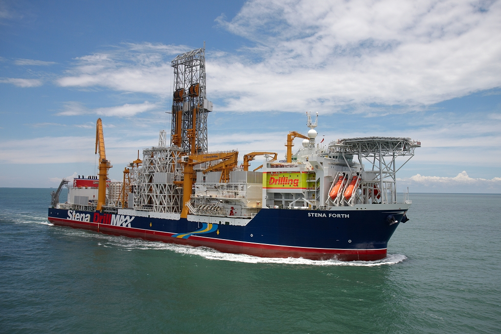 The drillship Stena Forth.