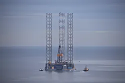 Valaris jackup rig drilling first North Sea Seagull development well ...