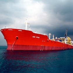 The Abo FPSO. The Abo FPSO.