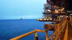 View from the Gullfaks A platform.