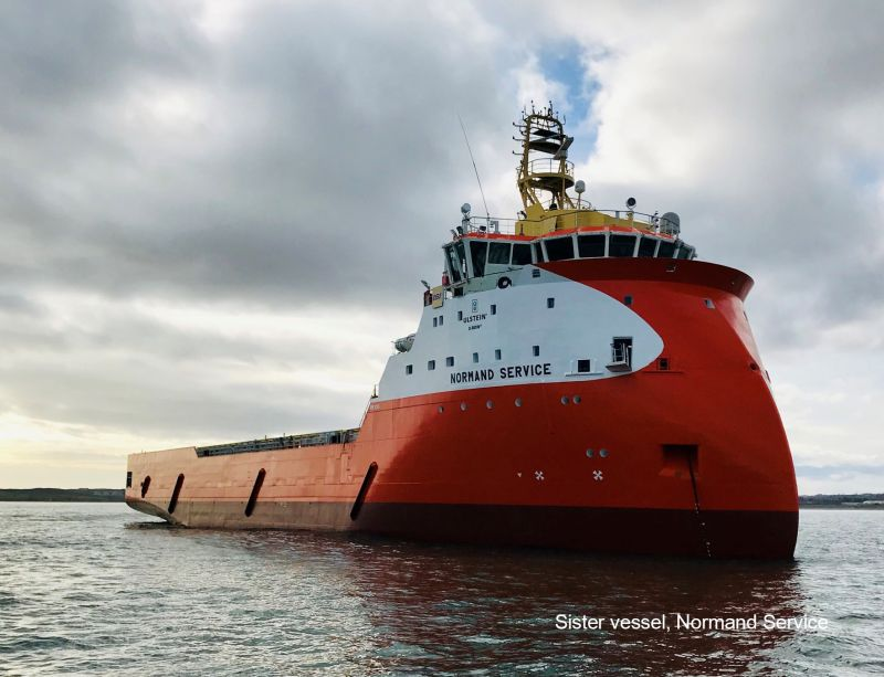 The PSV Sea Forth's sister vessel Normand Service.