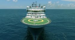 The REM Saltire node handling vessel. The REM Saltire node handling vessel.