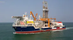 The drillship Stena Forth will drill for Tullow offshore Suriname.