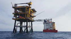 The Unity platform in the central North Sea.
