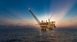 The Zawtika field platform in the Gulf of Moattama. The Zawtika field platform in the Gulf of Moattama.