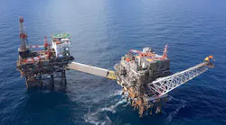 The Alwyn platform in the UK northern North Sea.