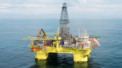 The semisubmersible drilling rig COSLInnovator.