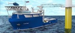 EnviroMax Class “M” 264-ft service operation vessel. EnviroMax Class “M” 264-ft service operation vessel.