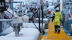 The Hammerfest LNG plant at Melkøya. The Hammerfest LNG plant at Melkøya.