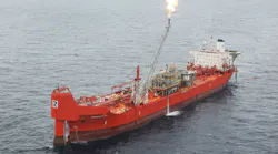 The FPSO Rubicon Intrepid at the Galoc field offshore the Philippines.