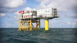 Horns Rev 2 was the first time that an accommodation platform was installed in connection with an offshore wind farm.