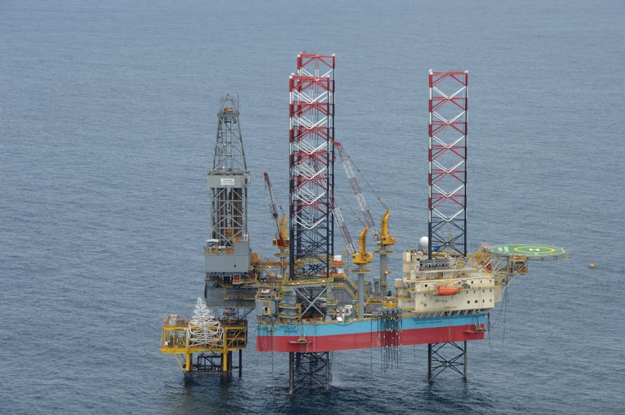 Maersk jackup wins Shell rig award Offshore