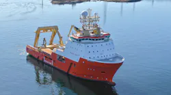 The anchor handler tug supply vessel Normand Ranger.