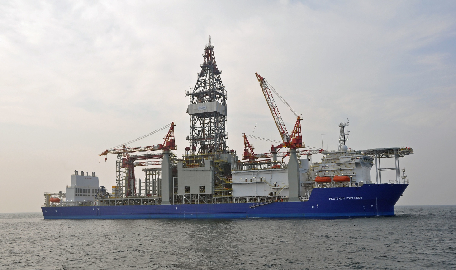 The ultra-deepwater drillship Platinum Explorer.
