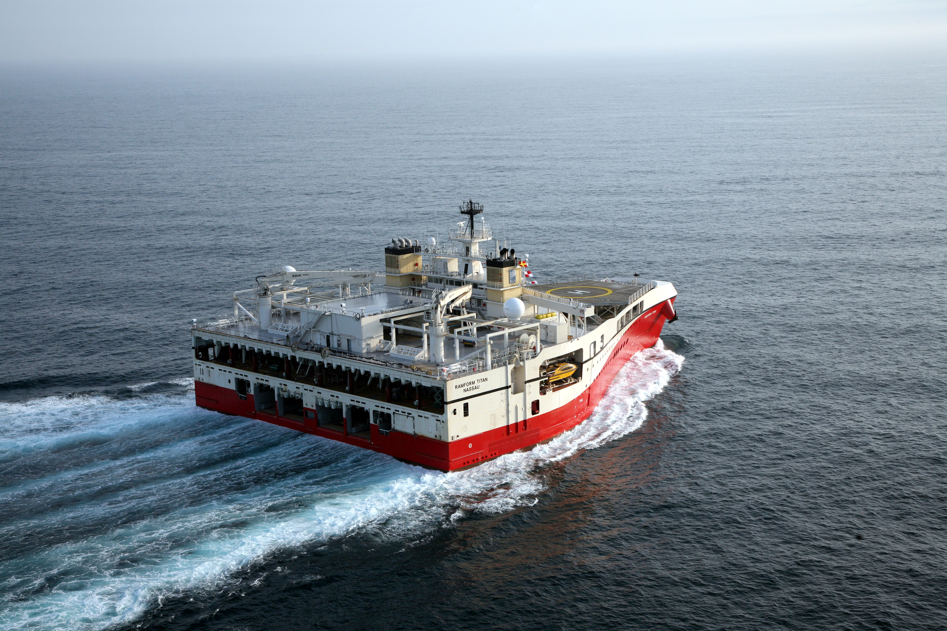 The Ramform Titan.