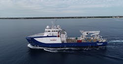 MMT’s survey vessel M/V Deep Helder. MMT’s survey vessel M/V Deep Helder.