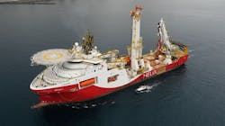 The well intervention vessel Siem Helix 1. The well intervention vessel Siem Helix 1.