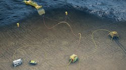 The partners are building a wave-powered renewable energy system for subsea equipment.