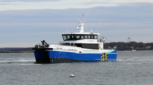 The crew transfer vessel Atlantic Endeavor.
