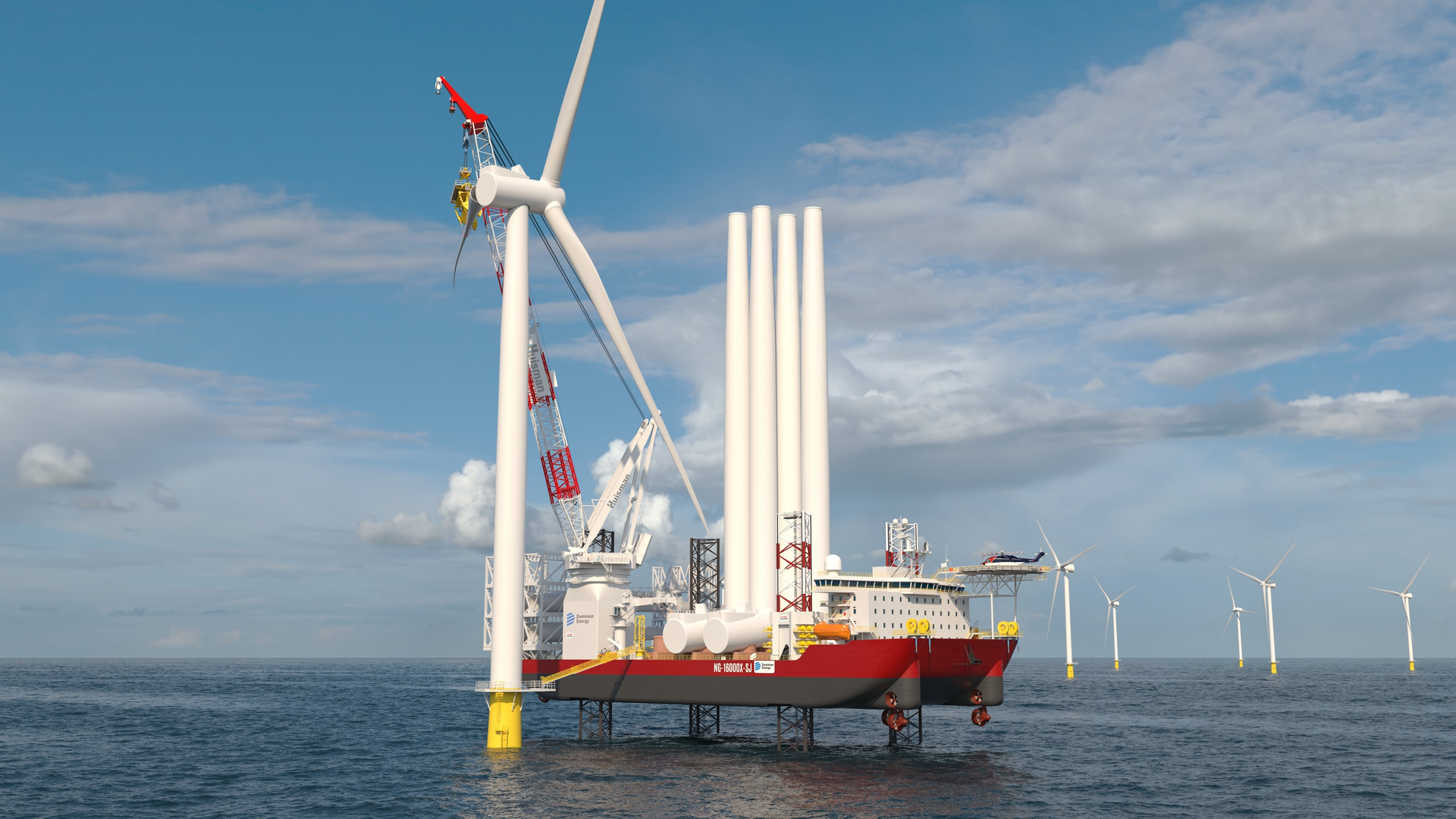 This is expected to be the first Jones Act-compliant offshore wind turbine installation vessel.